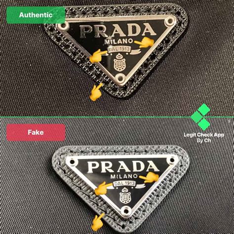 fake vs real prada logo|prada authenticity certificate card.